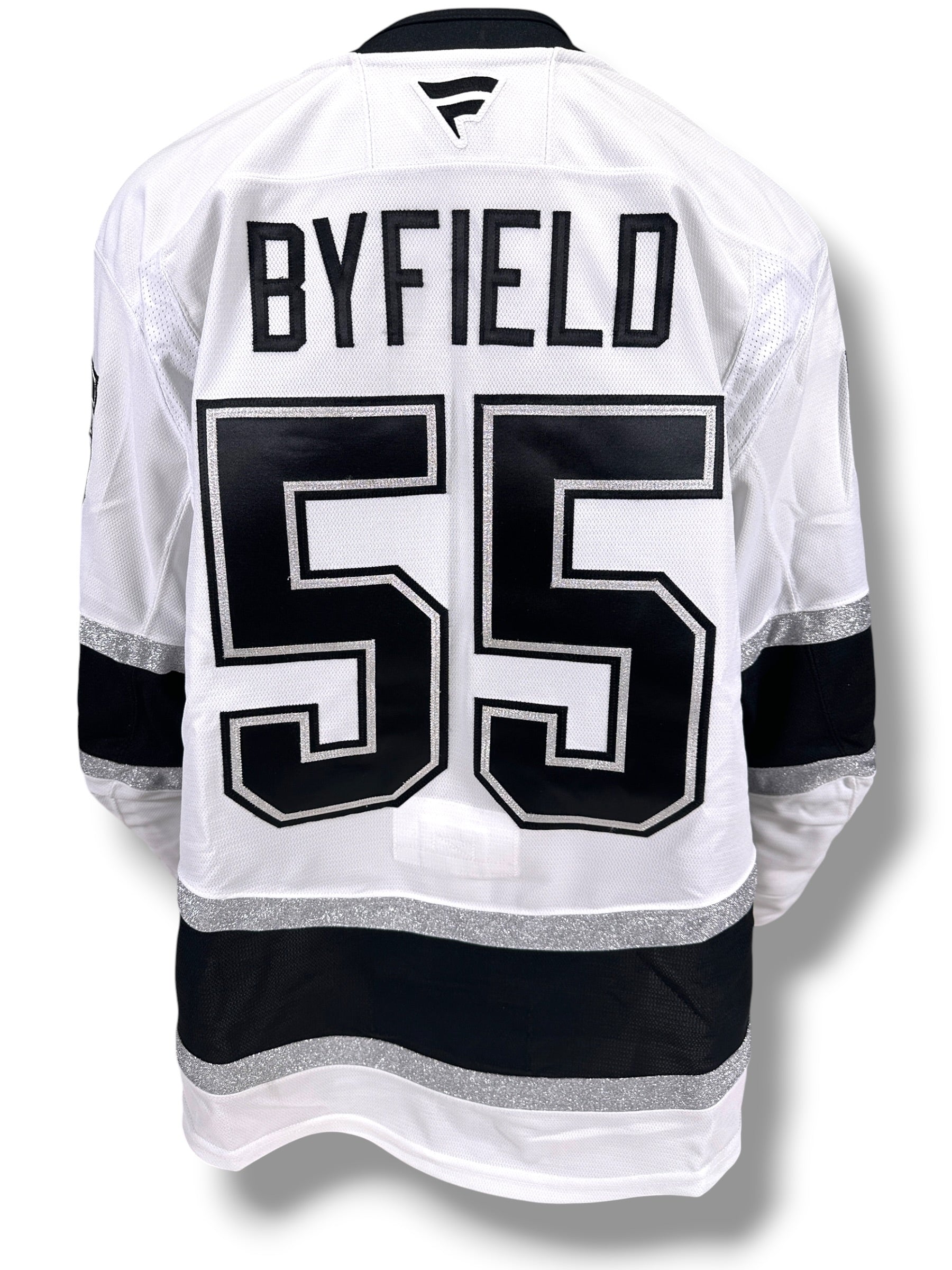 Quinton Byfield Game-Used Away Jersey (Playoff Set, 2026 Stanley Cup Playoffs)