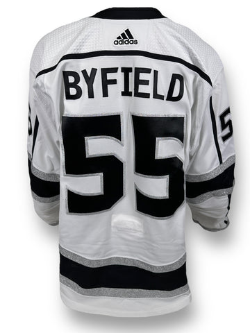 Quinton Byfield Game-Used Away Jersey (Set 2, 2022-2023)