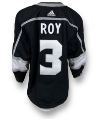 Matt Roy Playoff Game-Used Home Jersey (2022-2023)