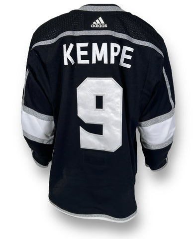 Adrian Kempe Game-Used Home Jersey (Set 2, 2022-2023)