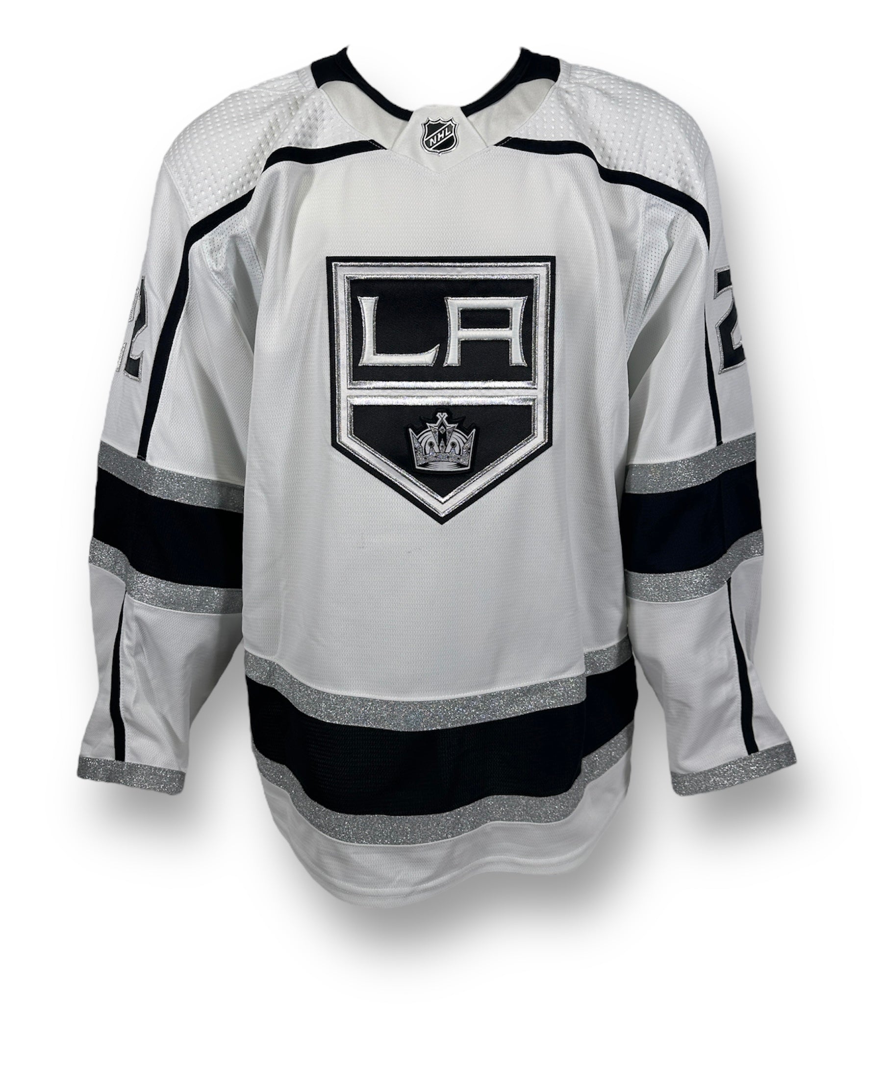 Lakingsgameused Kevin Fiala 2023 Away Playoff Game-Used Jersey