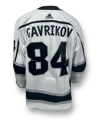 Vlad Gavrikov 2023 Away Playoff Game-Used Jersey