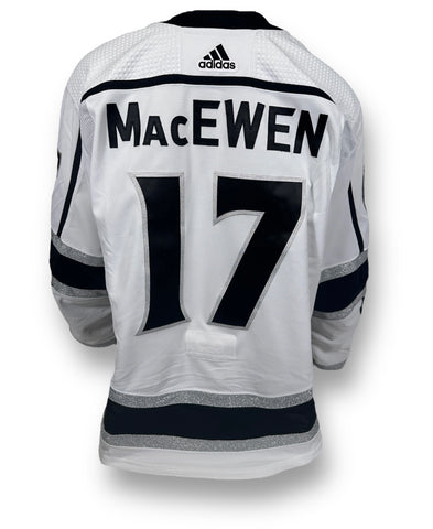 Lakingsgameused Zack Macewen Playoff Game-Used Home Jersey (2022-2023)