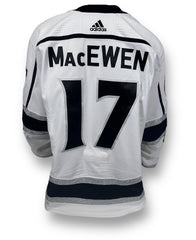 Zack MacEwen 2023 Away Playoff Game-Used Jersey