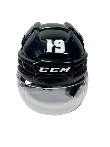 Alex Iafallo Game-Used CCM Tacks X Home Helmet 2022-2023