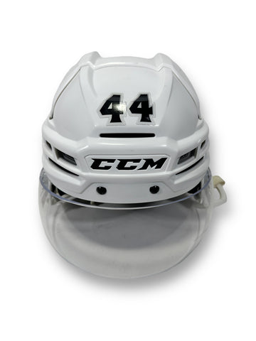 Mikey Anderson Game-Used CCM Tacks 910 Away Helmet