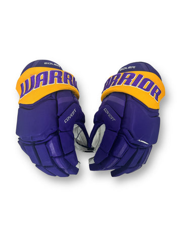 Alex Edler Game-Used Reverse Retro Warrior Covert Gloves