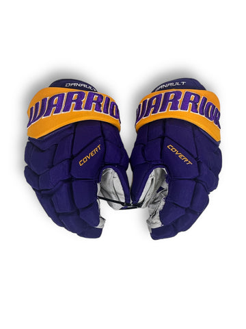 Phillip Danault Game-Used Reverse Retro Warrior Covert QRL Gloves