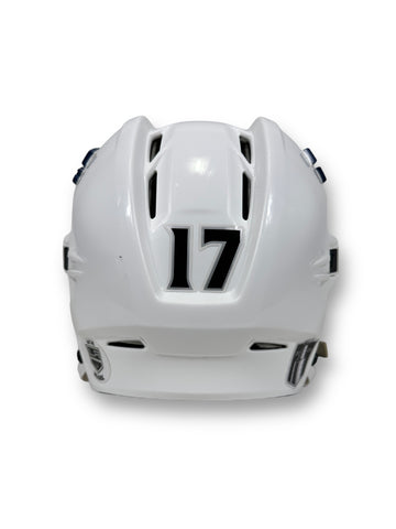 Zack MacEwen Game-Used Away Helmet (2022-2023)