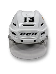 Gabe Vilardi Game-Used Away CCM Tacks 710 Helmet
