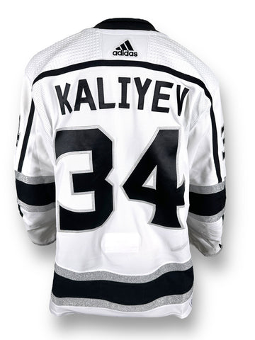 Arthur Kaliyev Game-Used Away Jersey (Set 2, 2023-2024)