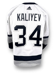 Arthur Kaliyev Game-Used Alternate Jersey (Set 2, 2023-2024)