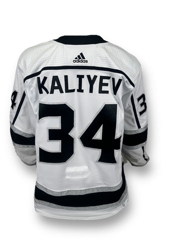 Arthur Kaliyev Game-Used Away Jersey (2023-2024, Set 1)