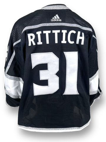 David Rittich 2024 Playoffs Home Game-Used Jersey