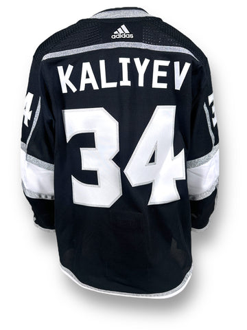 Arthur Kaliyev 2024 Playoffs Home Game-Used Jersey