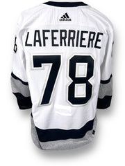 Alex Laferriere Rookie Season Game-Used Alternate Jersey (Set 1, 2023-2024)