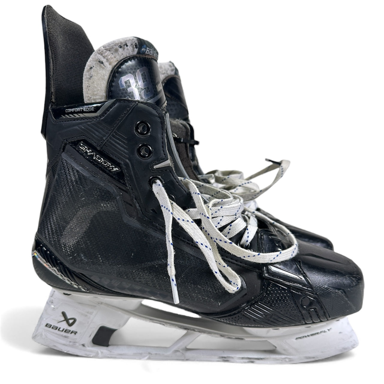 Jeff Malott Game-Used Bauer Shadow Skates
