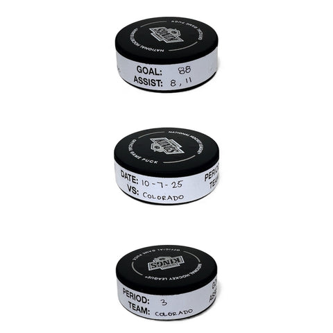 Martin Necas Goal-Scored Puck (#2)(PP) vs. LA Kings 10/7/2025