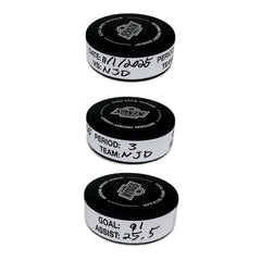 Dawson Mercer Goal-Scored Puck (#2)(SH) vs. LA Kings 11/1/2025