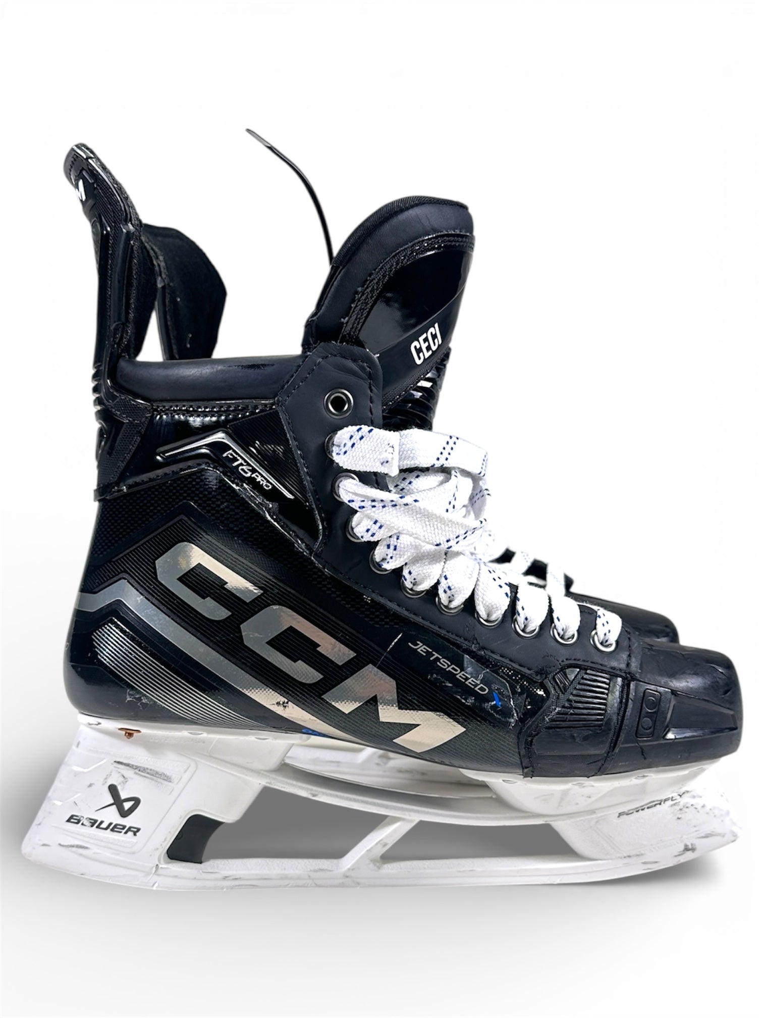 Cody Ceci Game-Used CCM Tacks FT8 Pro Skates