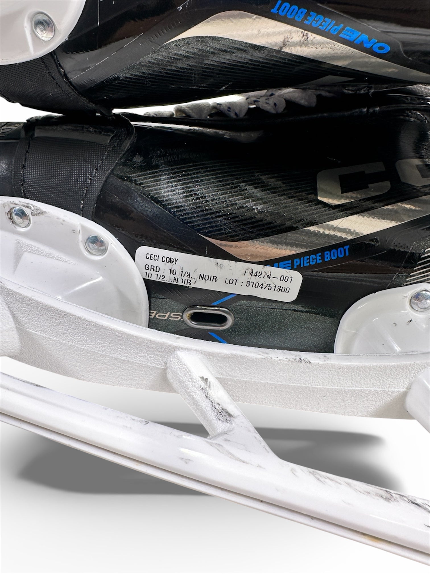 Cody Ceci Game-Used CCM Tacks FT8 Pro Skates