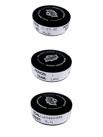 Alex Laferriere Goal-Scored Puck (#1) vs. ANA Ducks 12/27/2025