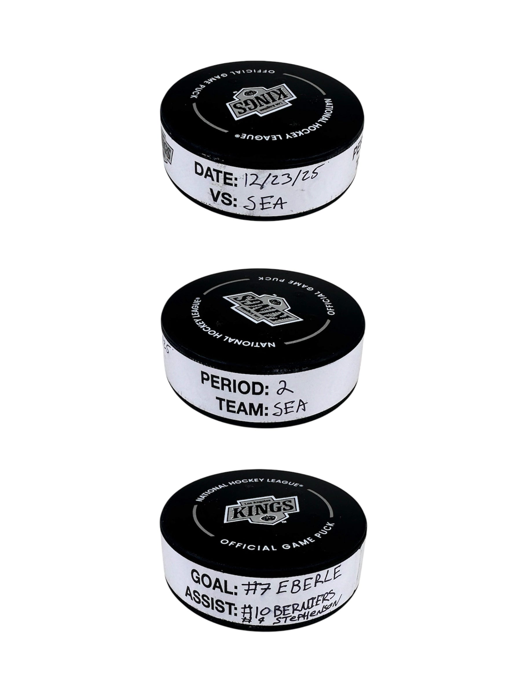 Jordan Eberle Goal-Scored Puck (PP) vs. LA Kings 12/23/2025