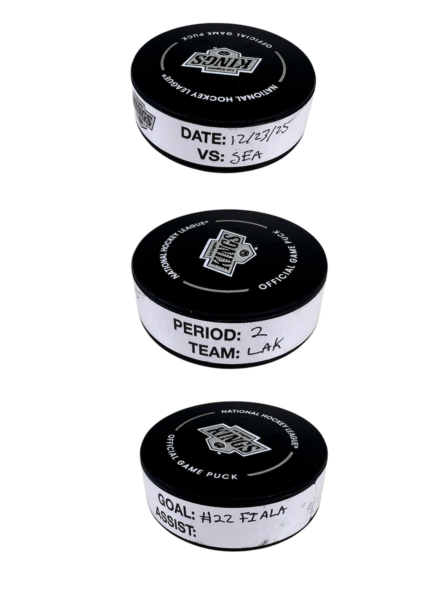 Kevin Fiala Goal-Scored Puck vs. SEA Kraken 12/23/2025