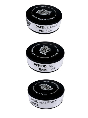 Kevin Fiala Goal-Scored Puck vs. SEA Kraken 12/23/2025