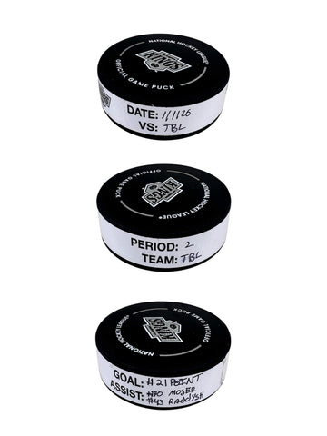 Brayden Point Goal-Scored Puck (#2) vs. LA Kings 1/1/2026