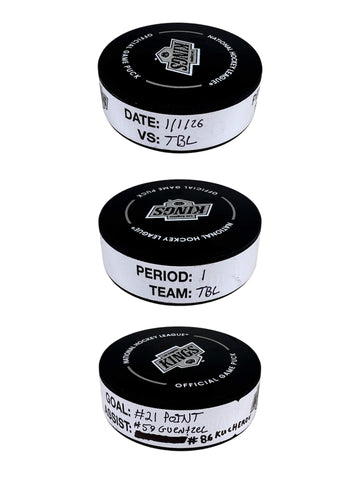 Brayden Point Goal-Scored Puck (#1)(PP) vs. LA Kings 1/1/2026