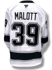 Jeff Malott Game-Used Away Jersey (Set 2, 2025-2026)