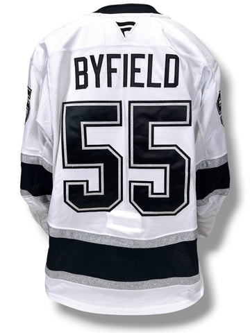Quinton Byfield Game-Used Away Jersey (Set 2, 2025-2026)