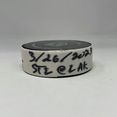 Trevor Moore Goal Scored Puck from 3/26 vs STL