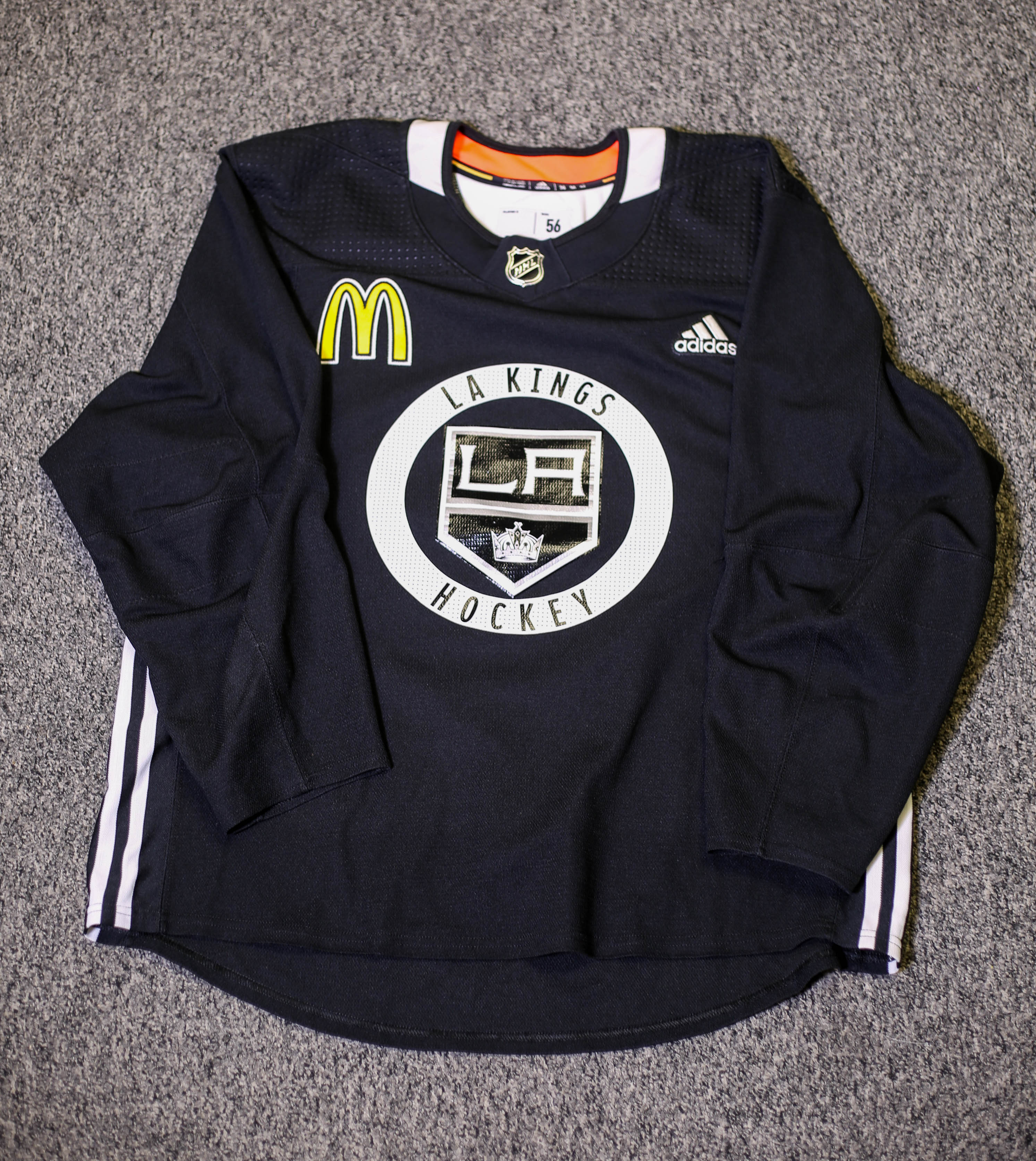 Adidas Black Goalie Cut NHL Tampa Bay Lightning Practice Jersey