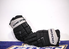 Quinton Byfield Rookie Season Game-Used Sher-Wood Gloves (15")