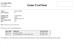 Phillip Danault Game-Used Reverse Retro 2.0 Jersey Set 2