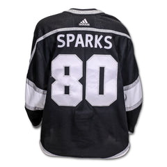 Garret Sparks Game-Used Home Jersey (Set 1, 2021-2022 Season)