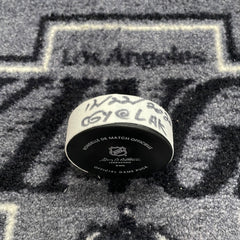 Blake Lizotte Goal Signed Scored Puck from 12/22/22 vs CGY