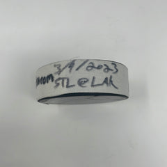 Carl Grundstrom goal scored puck from 3/4/23 vs STL